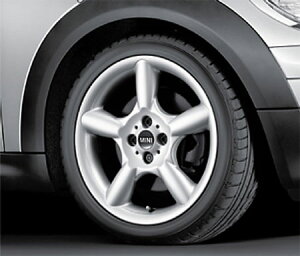 BMW MINI アロイ ホイール 7J×17 ET48 5スター ペース スポーク R110 シルバー R50 R52 R53 R55 R56 R57 R58 R59