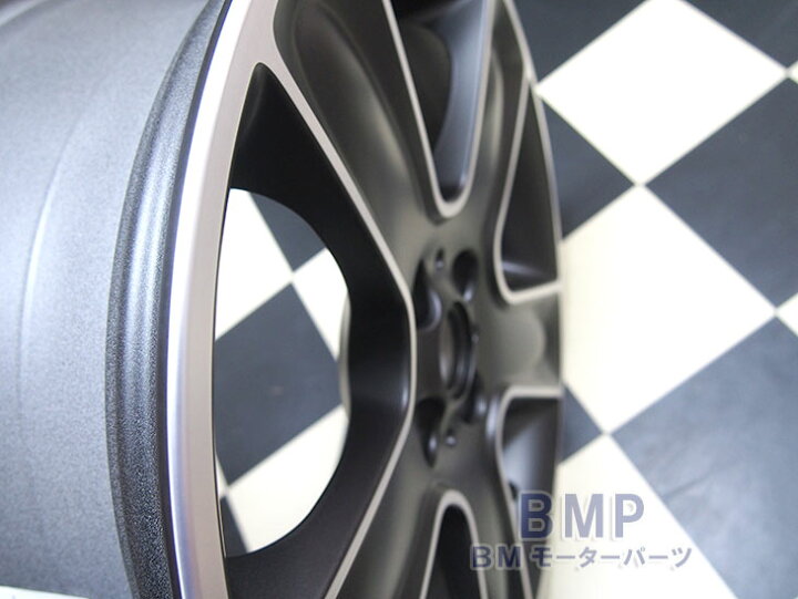 楽天市場】BMW MINI アロイ ホイール 7×17 ET48 ブラック スター 