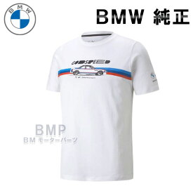 BMW 純正 M MOTORSPORT COLLECTION 2023 メンズ カー Tシャツ ホワイト コレクション