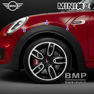 BMW MINI ���� F56 F57 �O�� JCW �t�F���_�[ �z�C�[�� �A�[�` �J�o�[ ���[�� 1�䕪 4�_�Z�b�g 3door 3�h�A