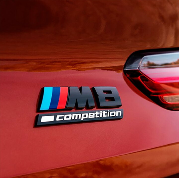 楽天市場 Bmw 純正 F91 F92 F93 M8 Competition エンブレム コンペティション ブラック パーツ アクセサリー Bmモーターパーツ Bmw純正品専門店
