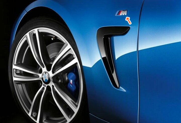 楽天市場】BMW 純正 M Performance M フェンダー エンブレム ピアノ 