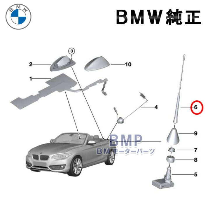 楽天市場】BMW 純正 パーツ F23 カブリオレ ノーマル アンテナ : BM 
