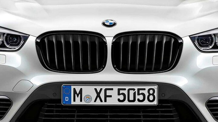 楽天市場】BMW 純正 F48 X1 前期用 M Performance ブラック キドニー 