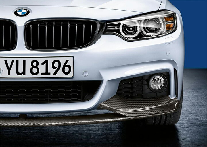 BMW 純正 F32 F36 4シリーズ M Performance カーボン フロント スプリッター 接着剤付き パフォーマンス  BMモーターパーツ BMW純正品専門店