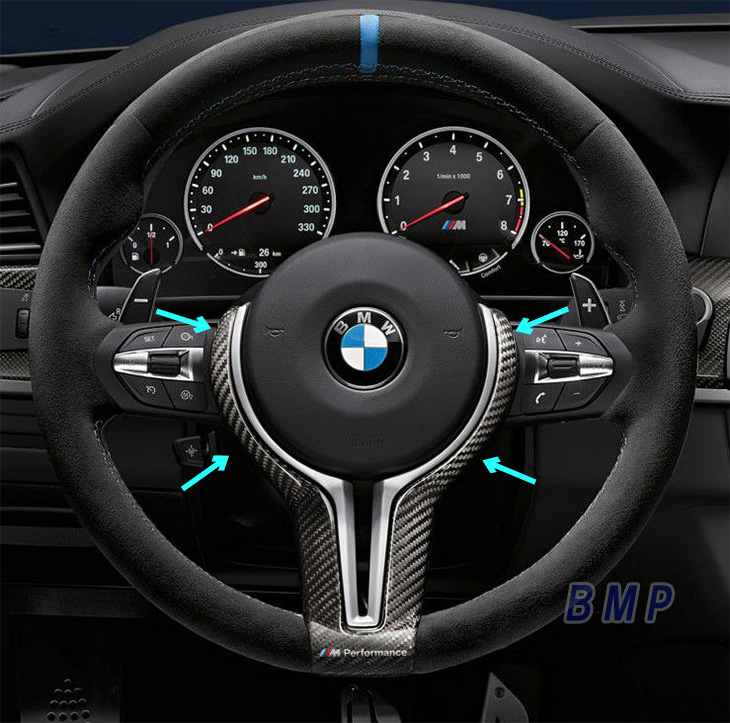 BMW 純正 M3 M4 M5 M6用 M Performance カーボン ステアリング カバー F80 F82 F10 F12 F13  パフォーマンス | BMモーターパーツ BMW純正品専門店