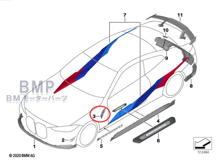 楽天市場】BMW 純正 G80 G81 M3 Competition M Performance カーボン 