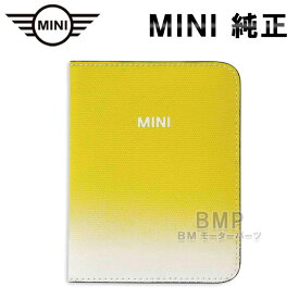 BMW MINI 純正 MINI COLLECTION 2022 MINI パスポート ホルダー カード ケース エナジェティック イエロー ホワイト グレー コレクション