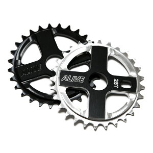ALIVE INDUSTRY - B.L SPROCKET 26T / BLACK / SILVER / ACuC_Xg[ bgv_Nc BMX tbgh Xg[g XvPbg MA p[c