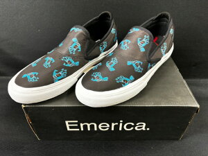 Emerica. - WINO G6 SLIP-ON X SANTA CRUZ / BLUE.BLACK.WHITE / GJ T^N[Y R{ Xb| BMX XP[g XPV[ SHOES C V[Y