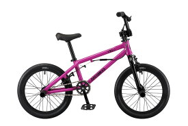 【ポイントアップ中！】 2021年モデル ARESBIKES - STN-AL / glosspink グロスピンク / 軽量アルミ製！ 16インチBMX / アーレス エスティ-エヌ BMX 完成車 フラットランド 子供用 キッズBMX ストライダ—等からのレベルアップに！ フリーコースターハブ装備