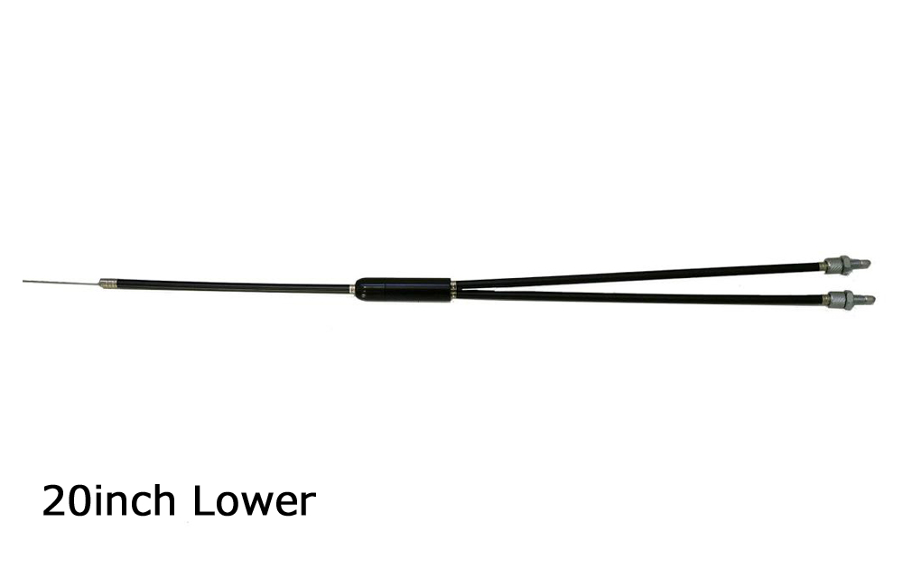 ARES - LOWER CABLE 20インチ用 ブレーキワイヤー 【お年玉セール特価】 ケーブル BMX ローアー ジャイロ