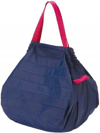 マーナ Shupatto(シュパット) コンパクトバッグ M ネイビー 送料無料 ショッピングバッグ エコバッグ 買い物袋