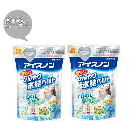 アイスノン 首もとひんやり氷結ベルト カバー付き×2【2個セット】熱中症対策 冷たい 氷 暑さ 冷え アウトドア