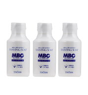 テンスター MBG シェービングソープ 100g×3【3個セット】 髭剃り 粉石けん