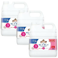キレイキレイ 薬用 泡ハンドソープ シトラスフルーティの香り 4L×3【3個セット】ケース販売 送料無料 手…