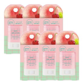 STラディー クリアUVスティック〈白桃ミックス〉 15g×6【6個セット】【ネコポス】送料無料 日焼け止め 日焼け スティックタイプ 透明 ウォータープルーフ 在庫処分 セール