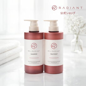 ラディアント ヘアケア【ダメージ補修＋軽量コーティング】RADIANT シャンプー/ ダメージ毛・エイジング毛専用 膨潤補修シャンプー ハリ　RADIANT トリートメント 500mL/超軽量 φケラチン配合 羽毛コーティング ふんわり質感