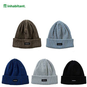 inhabitant Cnr^g Xm{ wbhEFA jbgX Y fB[X2025ISM24HW51 / inhabitant LOGO KNIT CAP