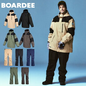 BOARDEE スノボウェア メンズ 上下セット スノーボードウェア ジャケット パンツ スノボー BD24IFOT02M×OB02M ボーディー