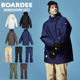 BOARDEE スノボウェア メンズ 上下セット スノーボードウェア ジャケット パンツ スノボー BD24IFOT03M×OB02M ボーディー