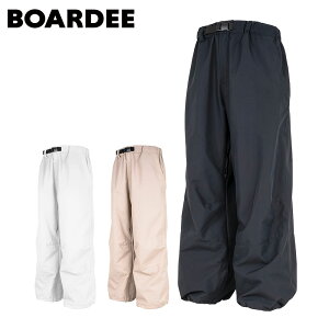 スノボウェア レディース パンツ 単品 スノーボードウェア BOARDEE BD25JFOB43W ボーディー オーバーサイズシルエット