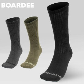 BOARDEE スノボ ソックス 靴下 メンズ スノーボード 暖かいパイル ずれない スノボ スノーボード スキー BD24MFSO01M ボーディー ハイソックス