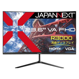 JAPANNEXT 23.6�C���` VA�p�l������ �t��HD(1920x1080)�𑜓x �p��(R3000)�t�����j�^�[ JN-VC236F HDMI VGA �y2�N�z