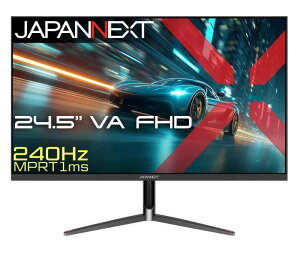 �yEC�T�C�g�zJAPANNEXT 24.5�C���` VA�p�l������ 240Hz/1ms(MPRT)�Ή� �t��HD(1920×1080)�𑜓x �Q�[�~���O���j�^�[ JN-245VG240F HDMI DisplayPort HDR PS5 �t��HD:120H