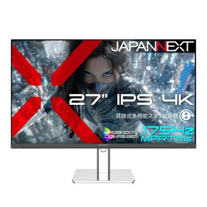 27�C���` IPS�p�l������ 175Hz 1ms 4K �𑜓x �Q�[�~���O���j�^�[ JN i27G175U HSP HDMI2 1 DP sRGB 100 DCI P3 95 HDR P