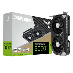 ZOTAC GAMING GeForce RTX 5060 Ti 8GB Twin Edge OC �O���t�B�b�N�X�{�[�h ZT-B50610H-10M VD9183