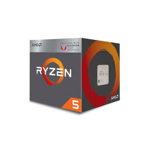 AMD Ryzen 5 3400G With Wraith Stealth cooler 3.7GHz 4�R�A / 8�X���b�h 65W YD3400C5FHSBX �O�N [���s�A���i]
