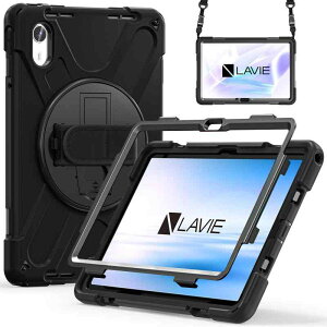 Doo NEC LAVIE Tab T11N PC-T1175LAS�p �P�[�X 11�C���` LAVIE Tab T11N PC-T1175LAC/T11S7LAS/TAB11Q02�p �^�u���b�g�J�o�[ �ϏՌ� �ČRMIL���i ���u�� �c�u�� 360�x��]