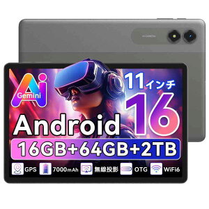 �y2026�ŐV�o��^�u���b�g Android16 11�C���`�zTabwee �A���h���C�h�^�u���b�g Wi-Fi���f���A12GB+64GB+2TB�g�� Gemini AI 4.0���� / 8000mAh/ 5GWiFi/ �q�����[�h/GMS�F��/WideV