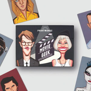 ����؂艿�i�q�g���r�A�E�J�[�h�Q�[�� ���[�r�[�M�[�N�rPRINTWORKS �v�����g���[�N�X Trivia Game - Movie Geek ���_�j�e�B �{�[�h�Q�[��