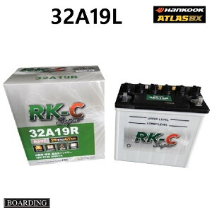 ハンコックバッテリー 32A19L フランジ端子 アトラス 26A19L 28A19L 30A19L 農業機械 建設機械 大型バイク
