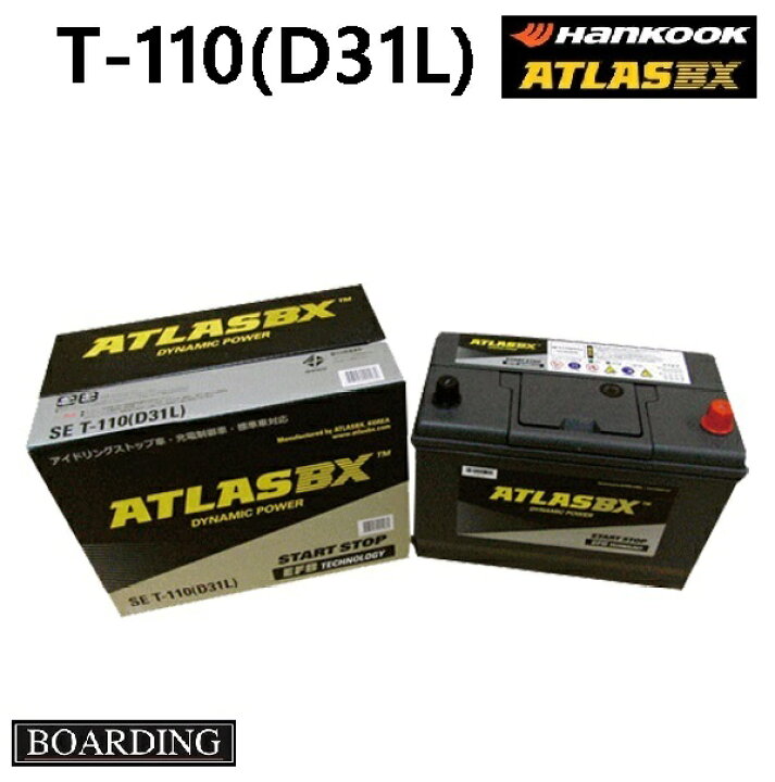 楽天市場】【神奈川発送】送料無料！新品！アトラスバッテリー T110L 