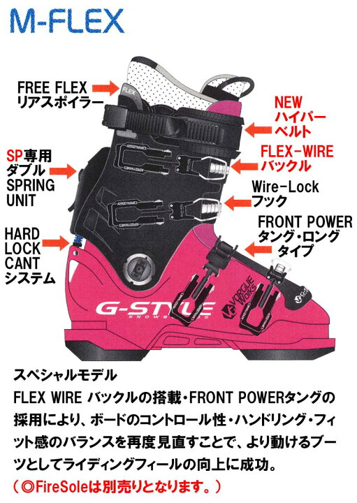 楽天市場】即出荷 21-22 G-STYLE/VORGUE WORKS SP M-FLEX S-FIT 