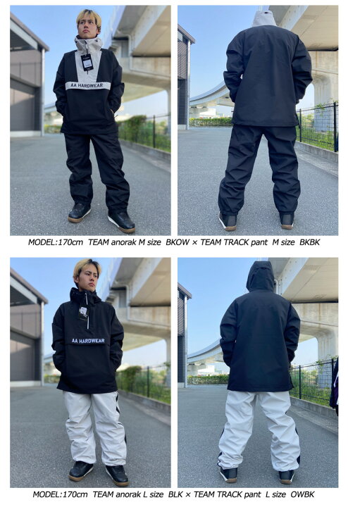 楽天市場】22-23 AA HARDWEAR/ダブルエー TEAM ANORAK jacket チーム  