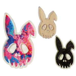DEATH LABEL / fX[x MINI BUNNY ~joj[ fbLpbh Xm[{[h [֑Ή