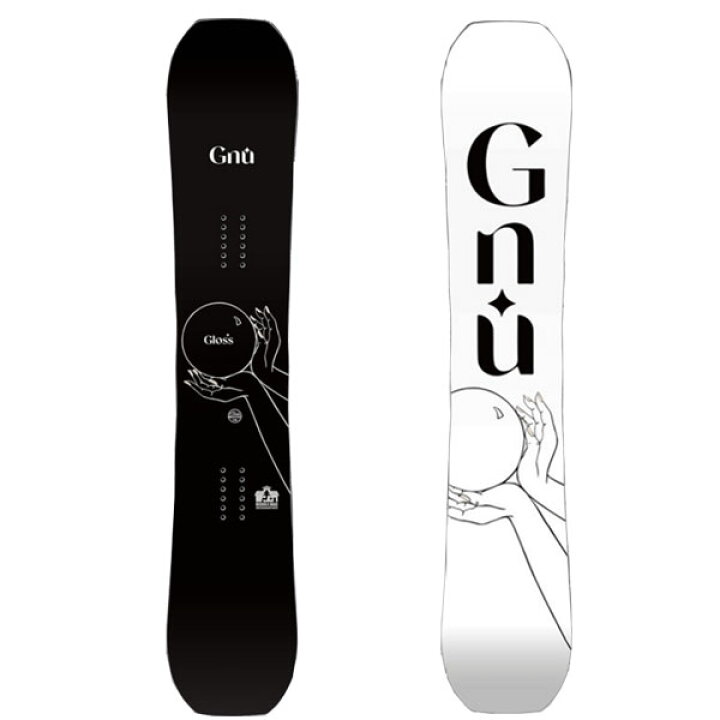 楽天市場】23-24 GNU / グヌー GLOSS グロス レディース スノーボード  