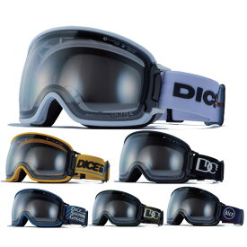 23-24 DICE/ダイス BANK バンク メンズ レディース ゴーグル ハイコントラストレンズ 調光レンズ スノーボード スキー 2024