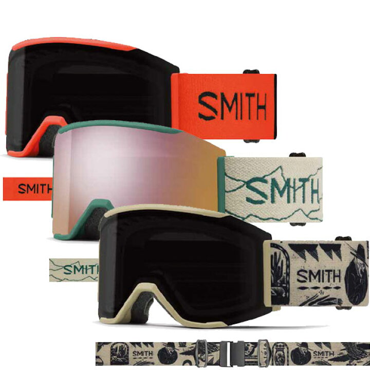 楽天市場】23-24 SMITH/スミス SQUAD MAG スカッドマグ ゴーグル 