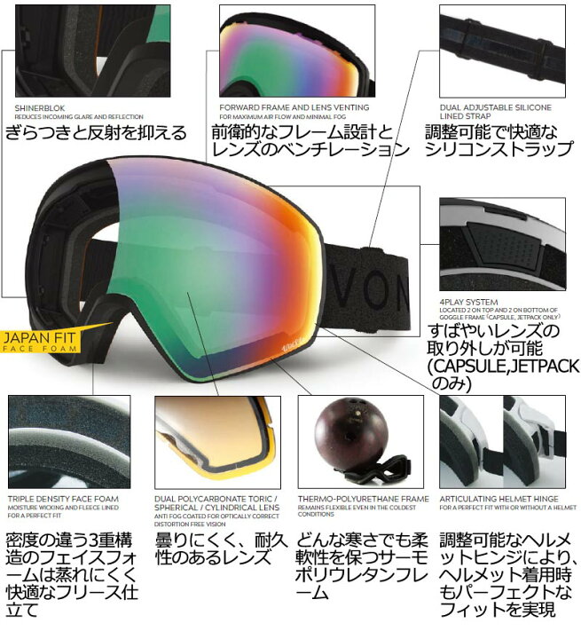 楽天市場】23-24 VONZIPPER/ボンジッパー MACH VFS マッハ メンズ 