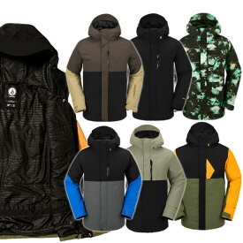 23-24 VOLCOM/ボルコム L INS GORE-TEX jacket メンズ レディース 防水ゴアテックスジャケット スノーボードウェア スノーウェアー 2024