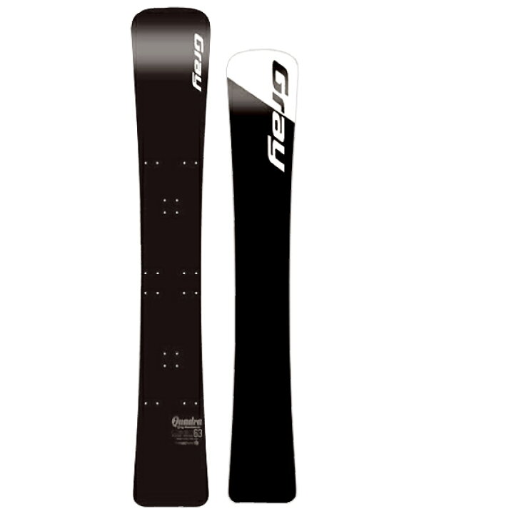 楽天市場】24-25 GRAY SNOWBOARDS/グレイ QUADRA 63 85 クアドラ 