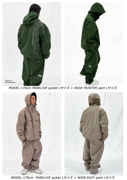 楽天市場】24-25 REPUBLIC & CO/リパブリック PARKLIVE jacket メンズ 