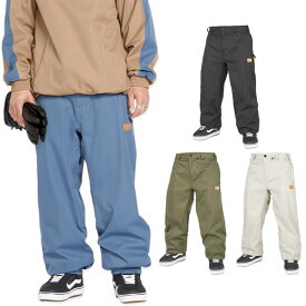 【楽天SS特別価格】24-25 VOLCOM/ボルコム ARTHUR 20K pant 着用説明動画 メンズ レディース 防水パンツ スノーボードウェア スノーウェアー 2025 型落ち