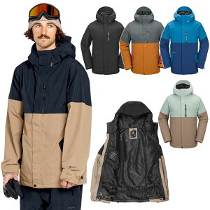 24-25 VOLCOM/ボルコム L GORE-TEX jacket 着用説明動画 メンズ レディース 防水ジャケット ゴアテックススノーボードウェア スノーウェアー 2025 型落ち