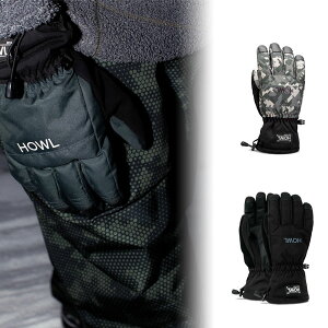 25-26 HOWL / ハウル TEAM Glove グローブ 手袋 メンズ レディース スノーボード スキー 2026 メール便対応